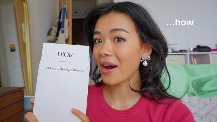 I got invited to a DIOR fashion show *unfiltered vlog*