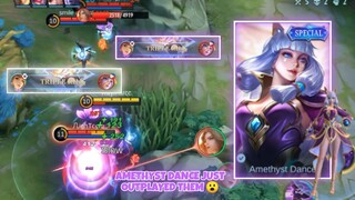 GUINEVERE AMETHYST DANCE JUST OUTPLAYED THIS 3 META HEROES - MLBB