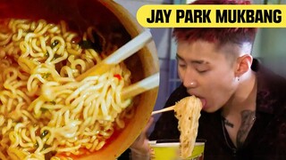 Jay Park's Korean Cup noodles mukbang