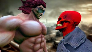 Yujiro vs Red Skull