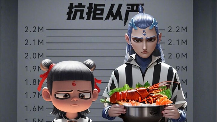 哪吒监狱又发伙食了，这待遇标准真高呀。