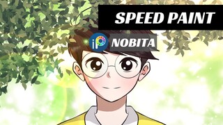 speed paint nobita