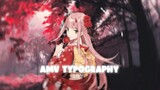 AMV TYPOGRAPHY - LILY Alan Walker