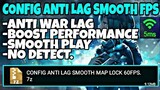LATEST! CONFIG ML ANTI WAR LAG | ANTI FPS DROP | SMOOTH MAP | BOOST PERFORMANCE MOBILE LEGENDS 2020