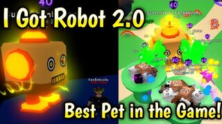 I Got the *BEST PET* Robot 2.0 in Bubblegum Simulator! (Roblox)