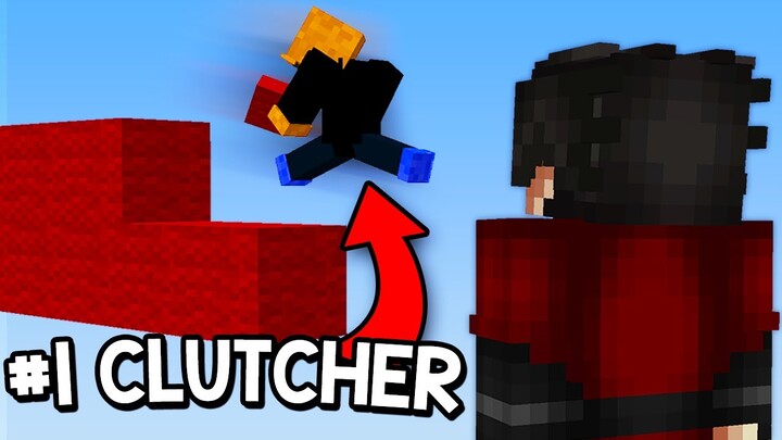 I Carried The #1 Block Clutcher in Bedwars