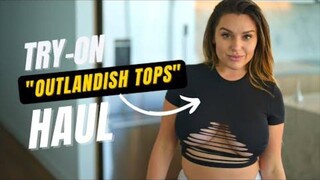 Outlandish Tops Try On Haul | Alicia Waldner (4k)