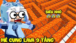 MÊ CUNG LAVA 9 TẦNG MEOWPEO THỬ THÁCH PHÁ ĐẢO MAP GIẢI MÃ SIÊU KHÓ TRONG MINI WORLD MINI GAME