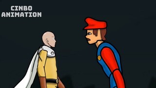 SAITAMA VS MARIO BROS | DC2 Animation