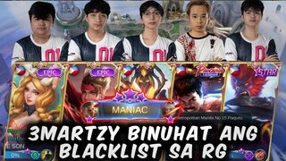 3MARTZY PAQUITO MANIAC GAMEPLAY - BINUHAT ANG BLACKLIST SA RG