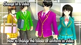 How to change uniform for video in sakura school simulator |tutorial |Anee San #tutorial #fyp