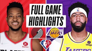 TRAIL BLAZERS at LAKERS | FULL GAME HIGHLIGHTS | February 2, 2022 | NBA Regular Season | NBA 2K22