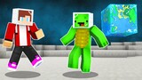 MAIZEN and MIKEY SURVIVE ON THE MOON IN MINECRAFT! JJ IN SPACE