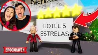 TRANSFORMEI MINHA CASA em UM HOTEL de LUXO no BROOKHAVEN!!! - ROBLOX