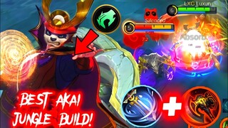 2022 AKAI BEST JUNGLE BUILD!! (MUST TRY) | MLBB