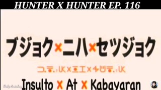 Hunter X Hunter Episode 116 Tagalog dubbed