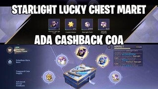 DROP RATE STARLIGHT LUCKY CHEST MARET - BISA SEKALIAN FARMING COA! MOBILE LEGENDS