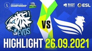 EVS vs SBTC l Highlight SEA Championship (26.09.2021)