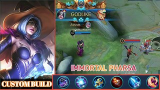 Pharsa immortal trick | QUEEN KNIGHT | MLBB | moonton | pharsa game play