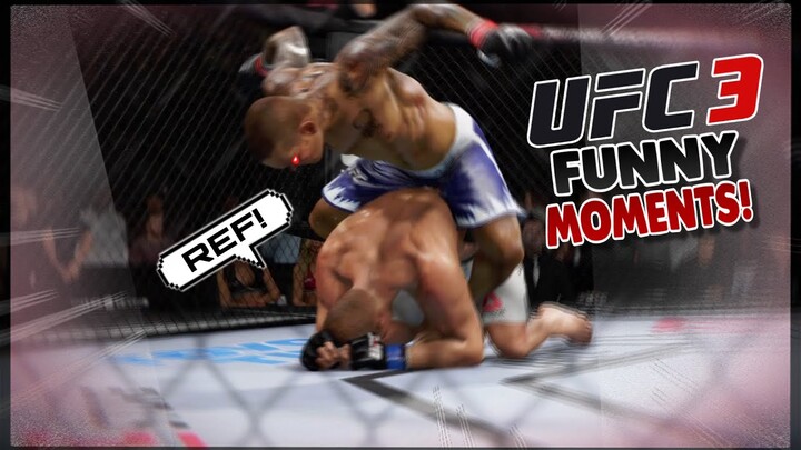 So we played UFC 3 and it was hilarious lol