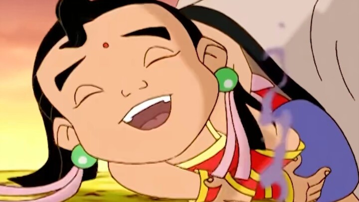 Nezha went completely crazy. He knocked Taiyi Zhenren unconscious and wanted to strangle the piglet 