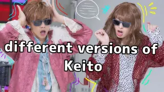 different versions of Keito (ft FANTASTICS members)