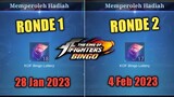 PENJELASAN EVENT KOF 2023! TERNYATA ADA RONDE 2 DI TANGGAL 4 FEBRUARI !! TOTAL 35 TIKET