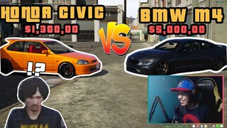 BMW M4 VS HONDA CIVIC EK9 MAY UMIYAK | GTA 5 Roleplay