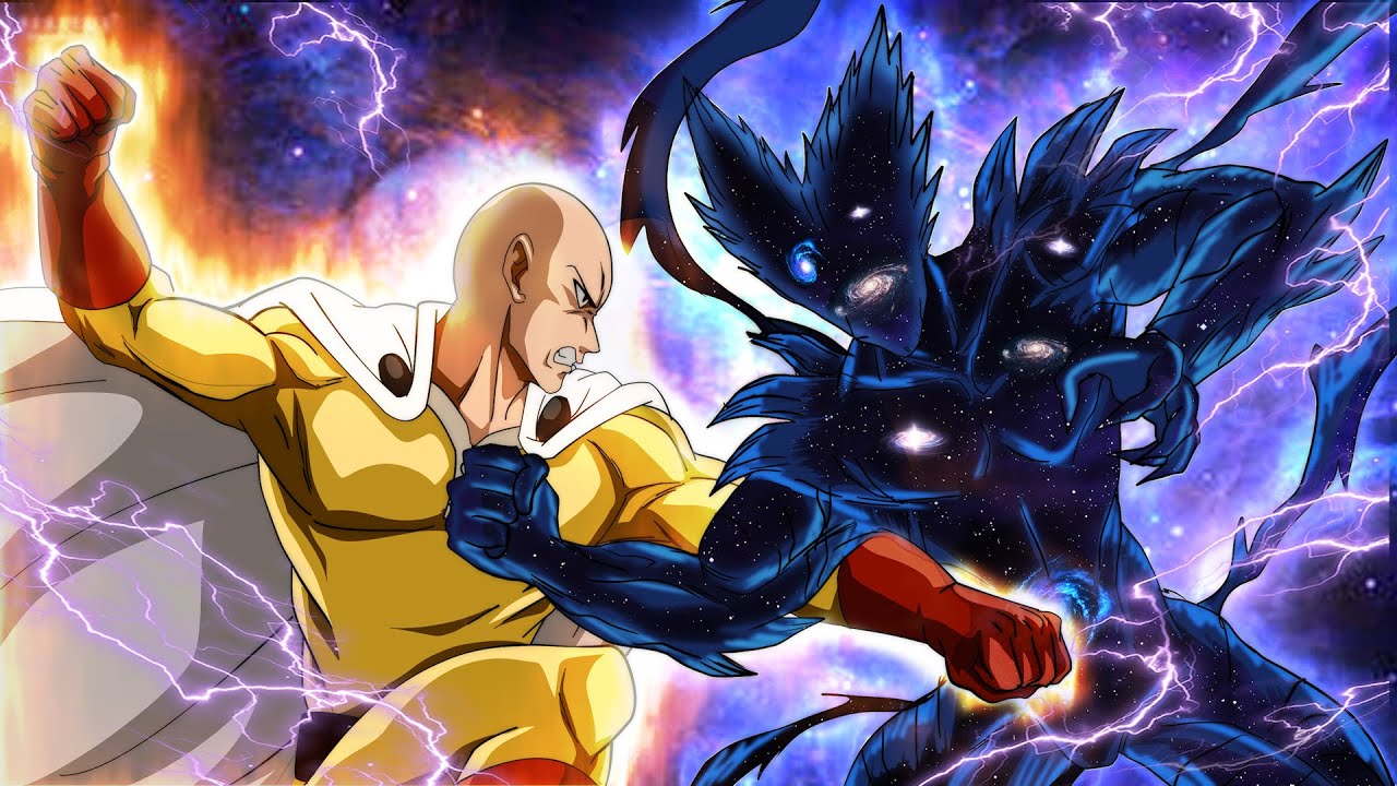 The Start of the Ultimate battle Between Cosmic Garou vs Serious Saitama. -  BiliBili