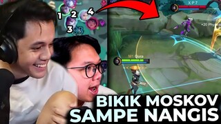 Cara Gw & Luminaire Bikin Moskov Musuh Kena Mental!! Gank Terus Sampe Nangis!! - Mobile Legends