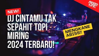 DJ CINTAMU SEPAHIT TOPI MIRING TIKTOK TERBARU 2024 FULL BASS (Ndoo Life Remix)