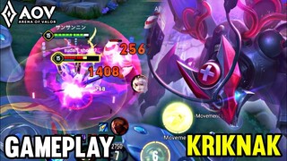 AOV : KRIKNAK GAMEPLAY | IN JUNGLE - ARENA OF VALOR LIÊNQUÂNMOBILE ROV COT