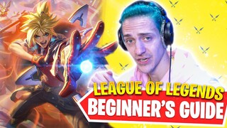 Ninja Teaches The Basics Of League Of Legends..