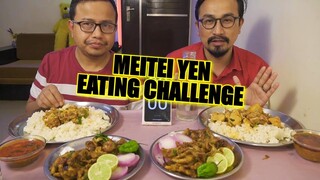 Local  Chicken ( Meitei Yen)  EATING CHALLENGE || Meitei Yen  chaba hanba thuba tanaba manipuri