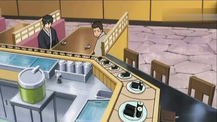 [Gintama Funny Daily Life] Come and eat conveyor belt sushi