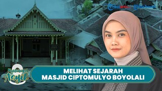 NGABUBURIT ASYIK: Jejak Masjid Cipto Mulyo Boyolali Punya Arah Kiblat yang Unik