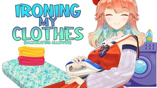 【HANDCAM】ironing my clothes for the first time ever (backseating allowed) #kfp #キアライブ