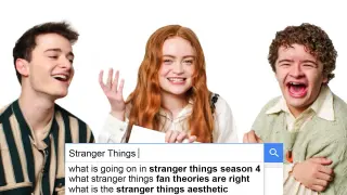 Sadie Sink, Noah Schnapp & Gaten Matarazzo Answer the Web’s Most Searched Questions | WIRED