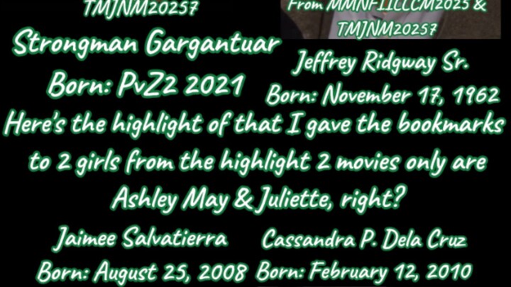 Jaimee From MMNFIILLCM2025 & Juliette From TMJNM20257 are already given the bookmarks?
