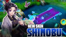 NEW UPDATE‼️ BEGINI JADINYA KALO SHINOBU ADA DI MOBILE LEGENDS😱