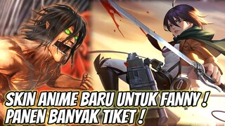 SKIN ANIME COLLAB BARU MOBILE LEGENDS RILIS ! SKIN BARU FANNY IMPIAN SEMUA PLAYER