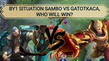 BY1 SITUATION SAMBO VS GATOTKACA,WHO WILL WIN?!-MOBILE LEGENDS