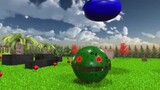 [Hoạt hình] Sáng tạo hoạt hình - Pac-Man ngấu nghiến táo trên bãi cỏ