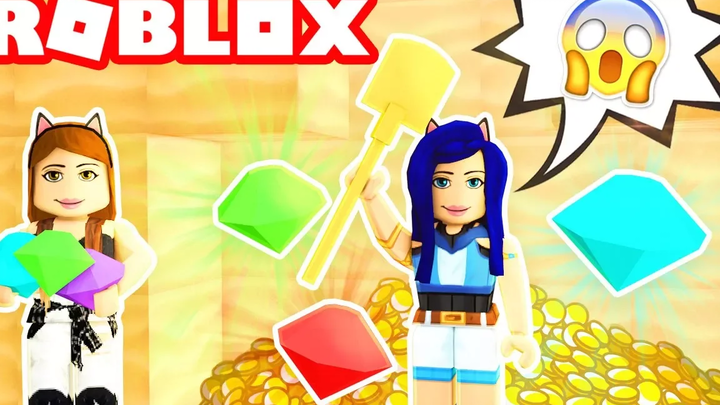 เราขุด 2000 บล็อกลงไปแล้วพบว่าสิ่งที่ดีที่สุดที่เคยมีมา! Roblox จำลองการล่าขุมทรัพย์