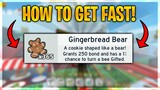 Fastest WAY to GET GINGERBREAD BEARS! | Bee Swarm Simulator