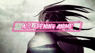 ALL OPENING ANIME