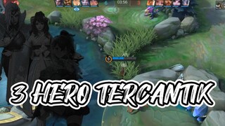 3 hero tercantik mlbb : META dan tak modal tampang doang !