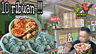 BAGI YANG PUASA SENIN KAMIS // MAKAN DISINI GRATIS !!!! bakso Rizki dan cilok ijo - kuliner ngawi