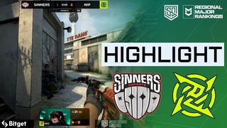 [HIGHLIGHTS] NIP VS SINNERS | GROUP STAGE | PGL MAJOR ANTWERP 2022 EUROPE RMR B