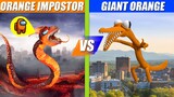 MOLTEN Impostor vs Giant Orange (Rainbow Friends) | SPORE